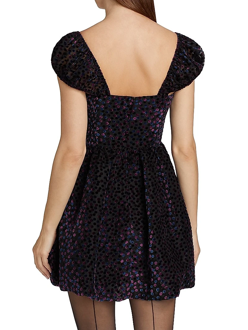 Clydette Guipure Minidress