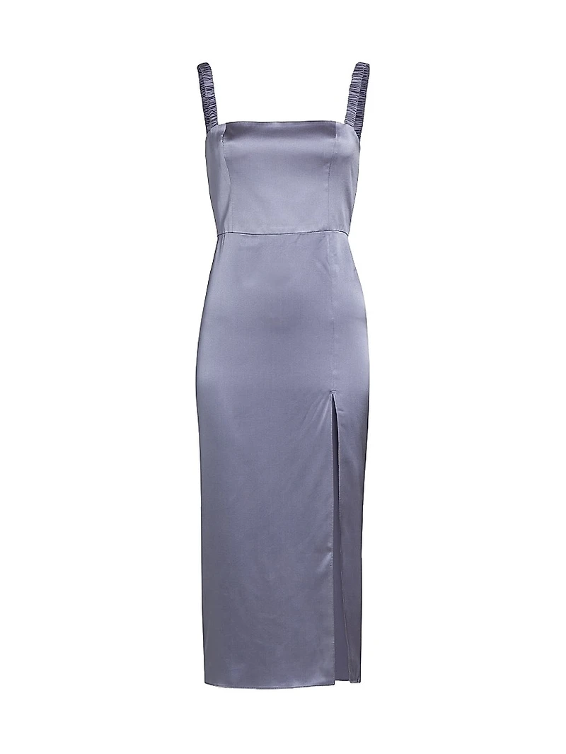Mileena Silk Midi-Dress