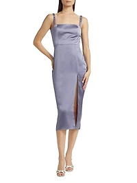 Mileena Silk Midi-Dress