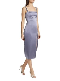 Mileena Silk Midi-Dress