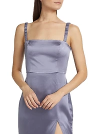 Mileena Silk Midi-Dress