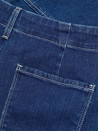 Brooklyn Utility Wide-Leg Jeans