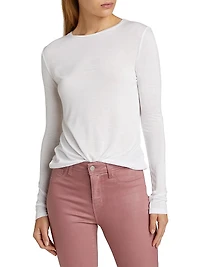 Ayla Crewneck Long-Sleeve T-Shirt