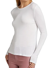 Ayla Crewneck Long-Sleeve T-Shirt