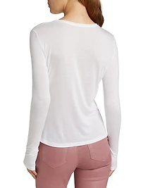 Ayla Crewneck Long-Sleeve T-Shirt