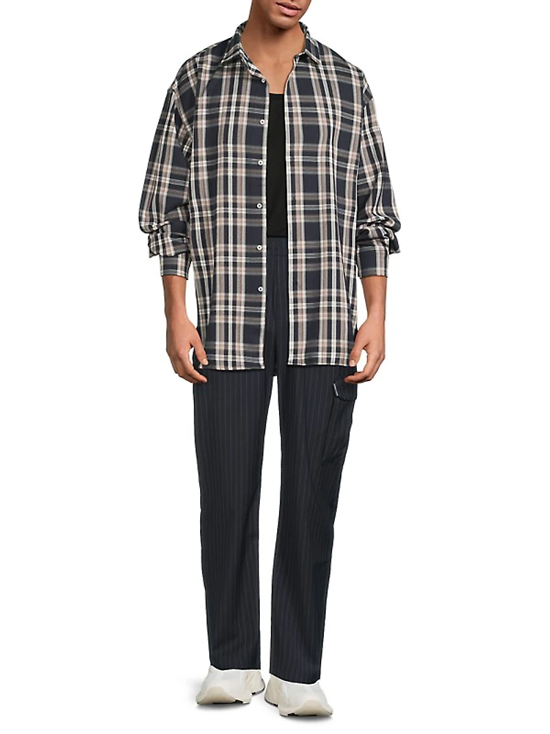 New Pinstriped Cargo Pants