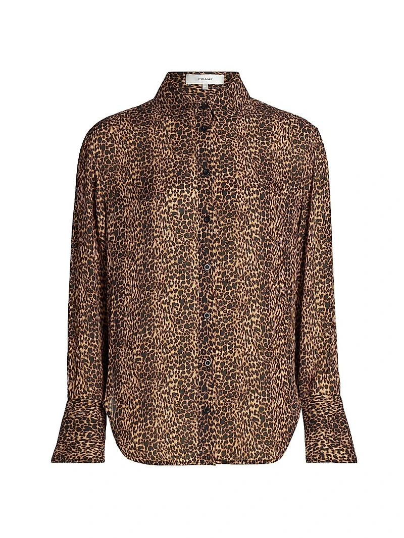 The Standard Leopard-Print Silk Shirt