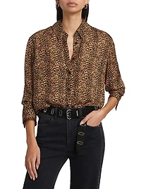 The Standard Leopard-Print Silk Shirt