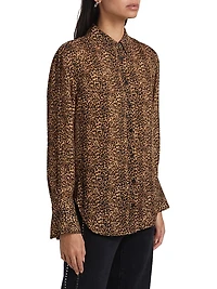 The Standard Leopard-Print Silk Shirt