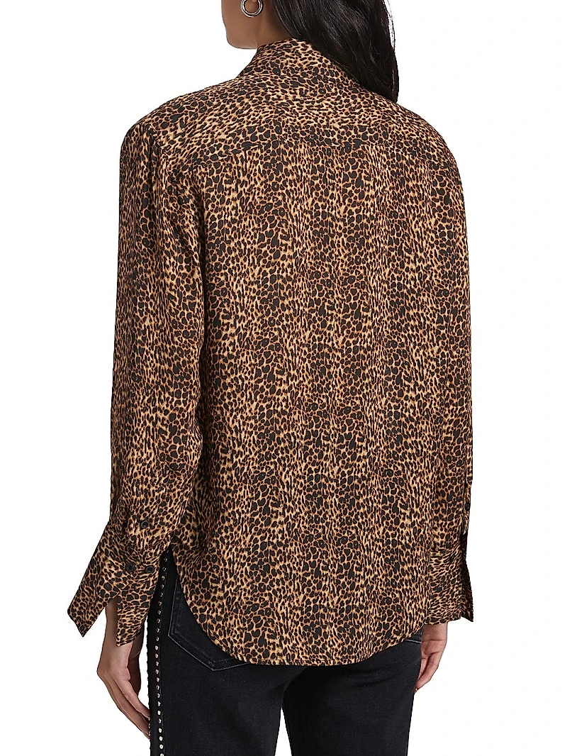 The Standard Leopard-Print Silk Shirt