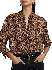 The Standard Leopard-Print Silk Shirt