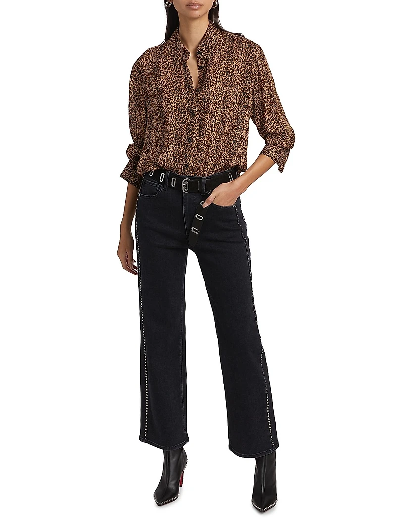 The Standard Leopard-Print Silk Shirt