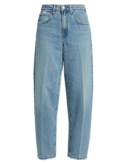 Low Slung Barrel Jeans
