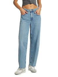 Low Slung Barrel Jeans