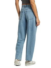 Low Slung Barrel Jeans