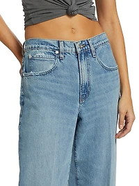 Low Slung Barrel Jeans