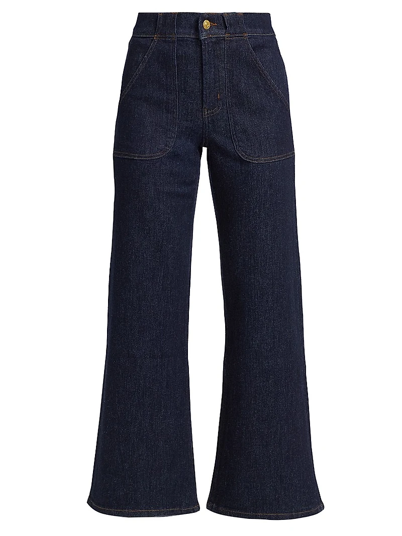 Modern Pocket Mid-Rise Jeans