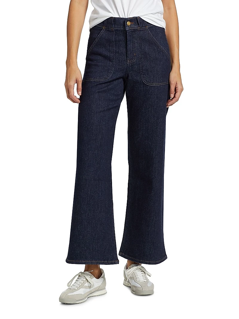 Modern Pocket Mid-Rise Jeans