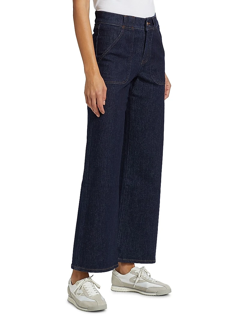 Modern Pocket Mid-Rise Jeans