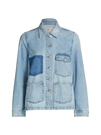 Chore Denim Button-Front Shirt Jacket
