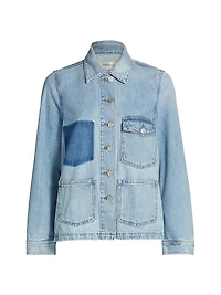 Chore Denim Button-Front Shirt Jacket