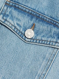 Chore Denim Button-Front Shirt Jacket