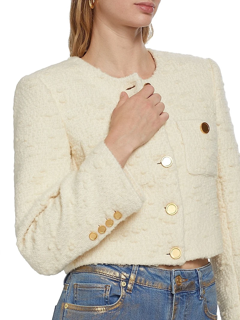 Bouclé Crop Jacket