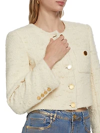 Bouclé Crop Jacket
