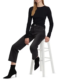 Le Sleek Straight-Leg Jeans