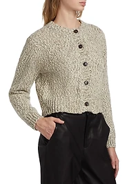 Marl Wool-Alpaca Cardigan