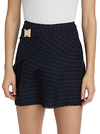Kay Pinstriped Miniskirt