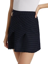 Kay Pinstriped Miniskirt