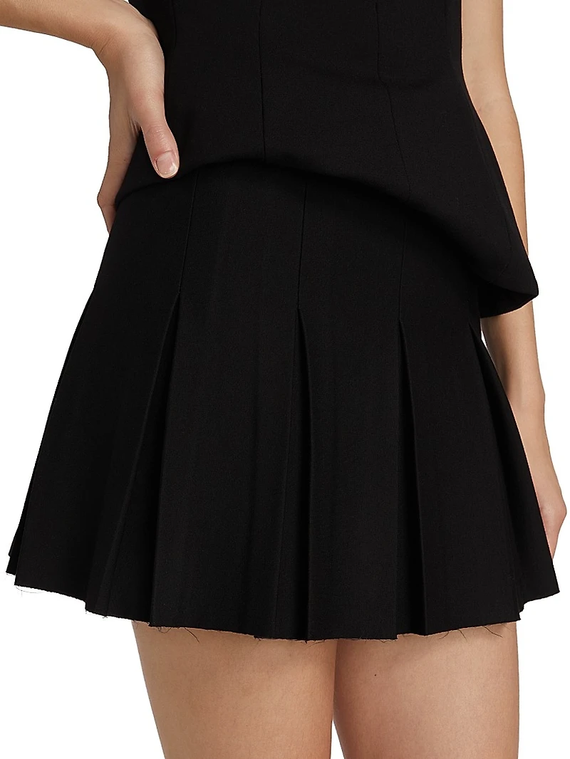 Mimmy Pleated Miniskirt
