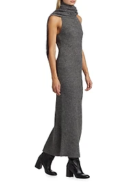 Kiandra Ribbed Scarf Maxi Dress