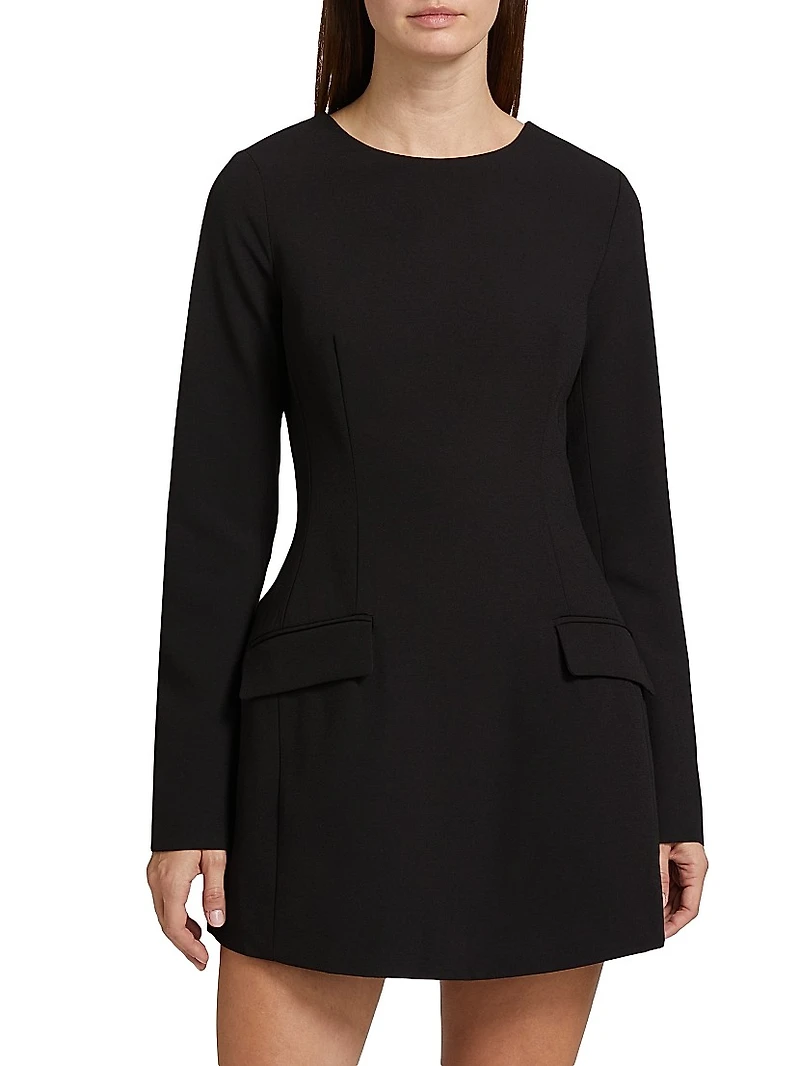 Thessaly Long-Sleeve Minidress