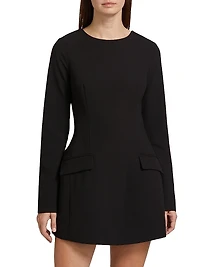 Thessaly Long-Sleeve Minidress