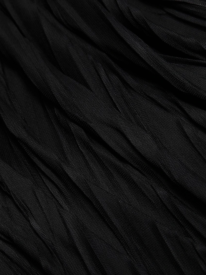 Demie Long-Sleeve Twisted Maxi Dress