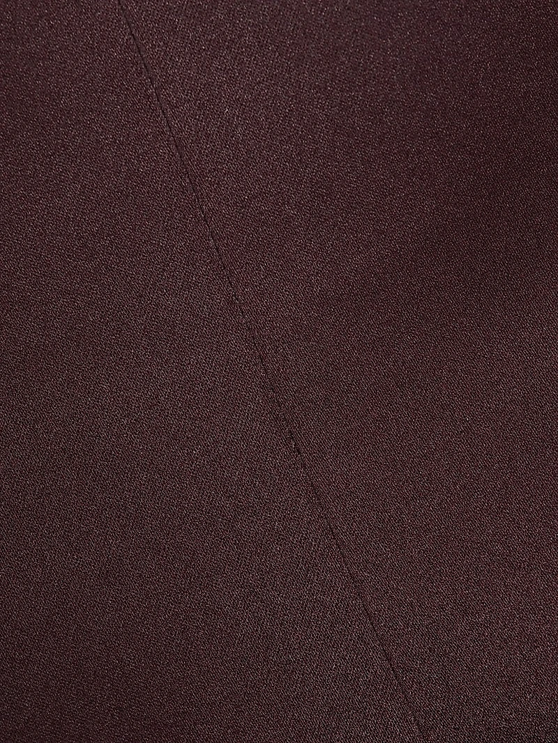 Lima Satin Off-The-Shoulder Minidress