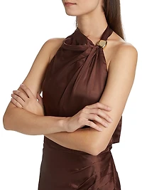 Galilea Halter Maxi Dress