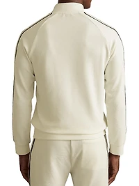 Chicago Striped Half-Zip Sweater