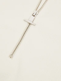 Chicago Striped Half-Zip Sweater