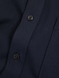 Kappo Stretch Cotton Long-Sleeve Shirt