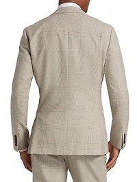 Elliot Wool-Linen Single-Breasted Blazer