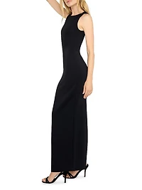 Scuba Twist Tank Maxi Dress