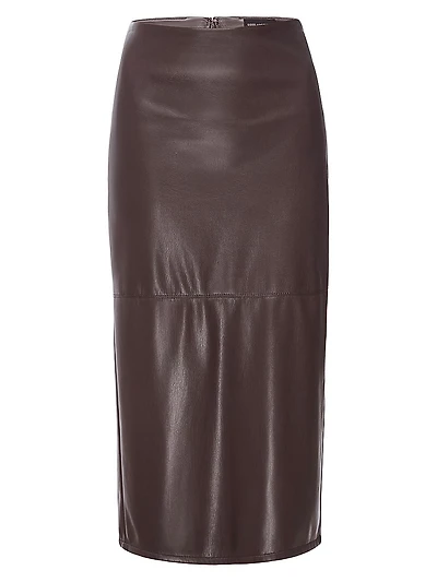 Better Than Leather Midi-Skirt