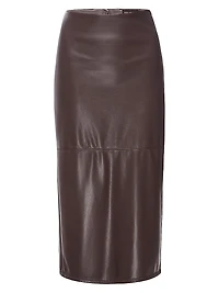 Better Than Leather Midi-Skirt