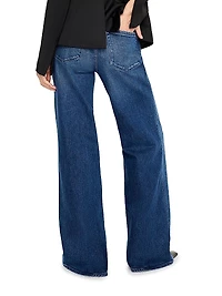 Good Skate Mid-Rise Stretch Wide-Leg Jeans