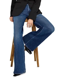 Good Skate Mid-Rise Stretch Wide-Leg Jeans