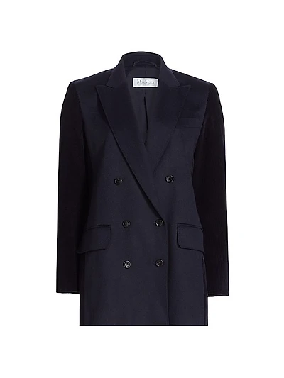Potente Camelwool Double-Breasted Blazer