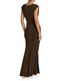 Nalani Metallic Maxi Dress